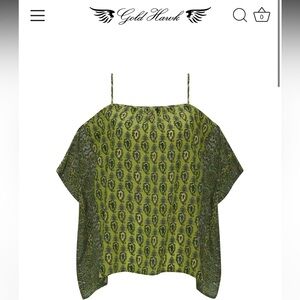 Provence Square Cami Palm Springs size Small NWOT. Selling the GREEN color.